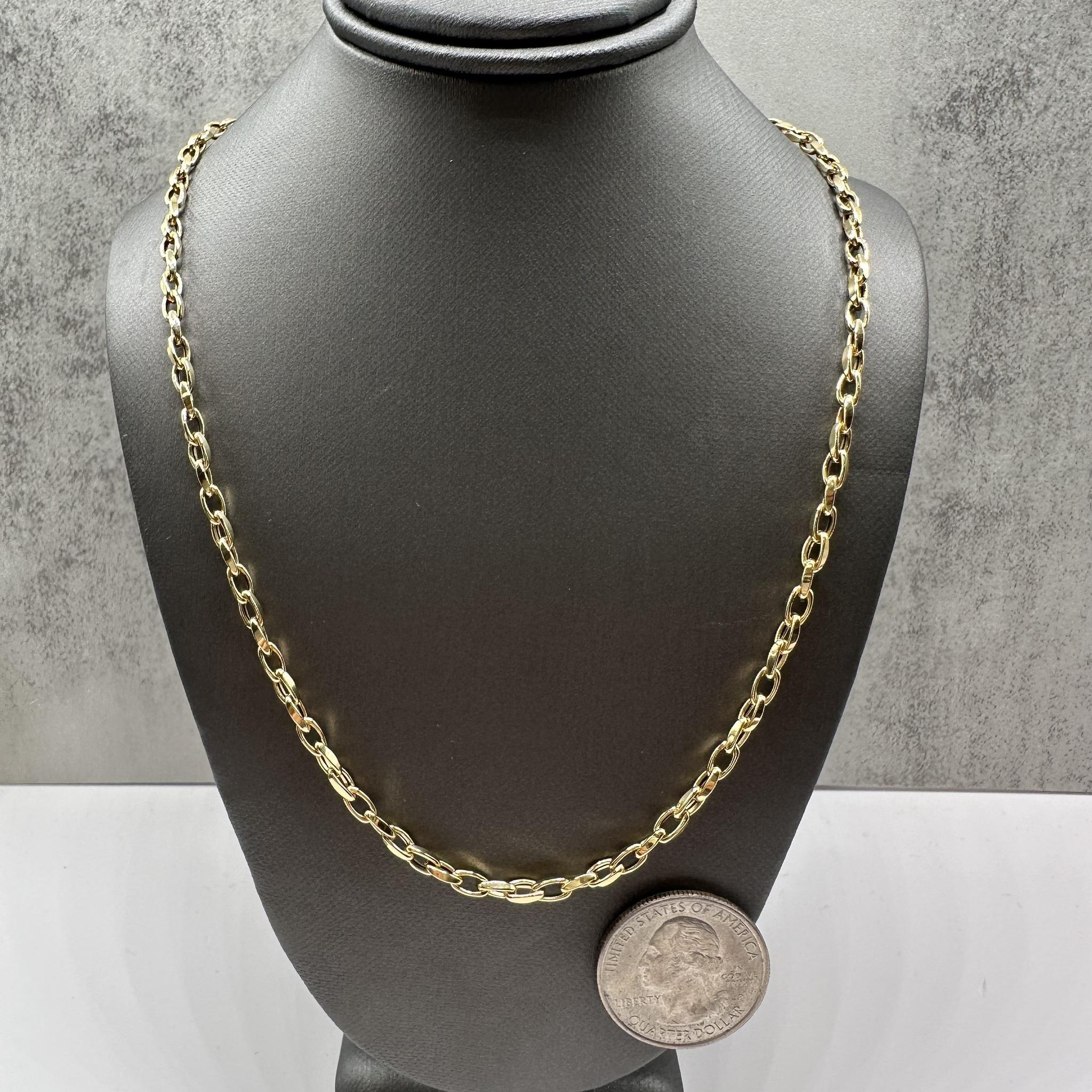 10kt Gelbgold Kette - 18