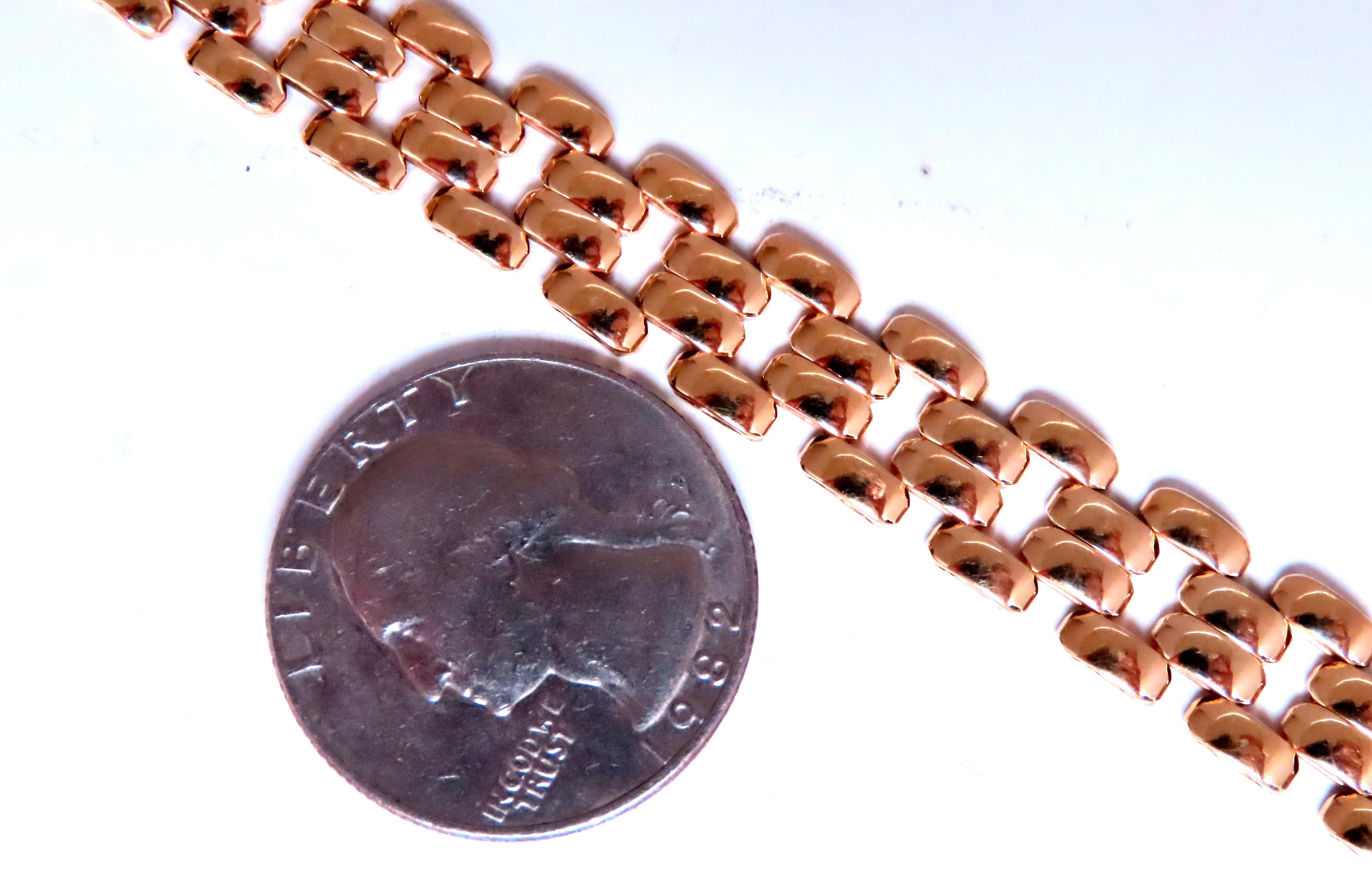 10mm Classic Panther Link Armband 14kt 12448 im Zustand „Hervorragend“ in New York, NY