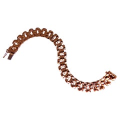 10mm Classic Panther Link Armband 14kt 12448