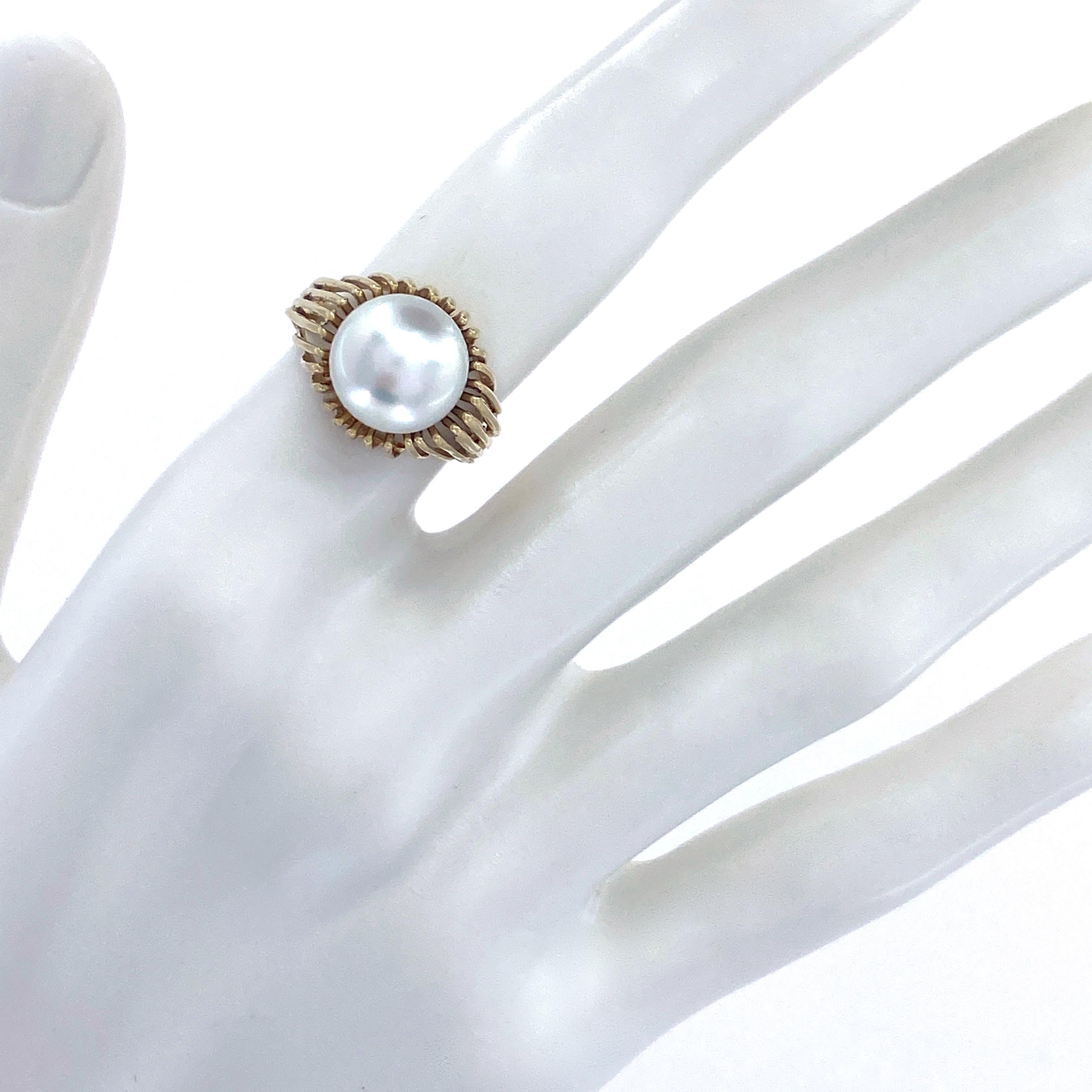 pearl cage ring