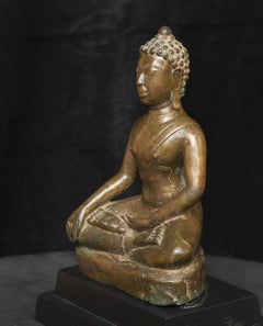 10th-12thC Transitional Thai Buddha Dvarati to Earliest of Thai Sukhothai