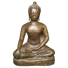 10th-12thC Transitional Thai Buddha Dvarati to Earliest of Thai Sukhothai