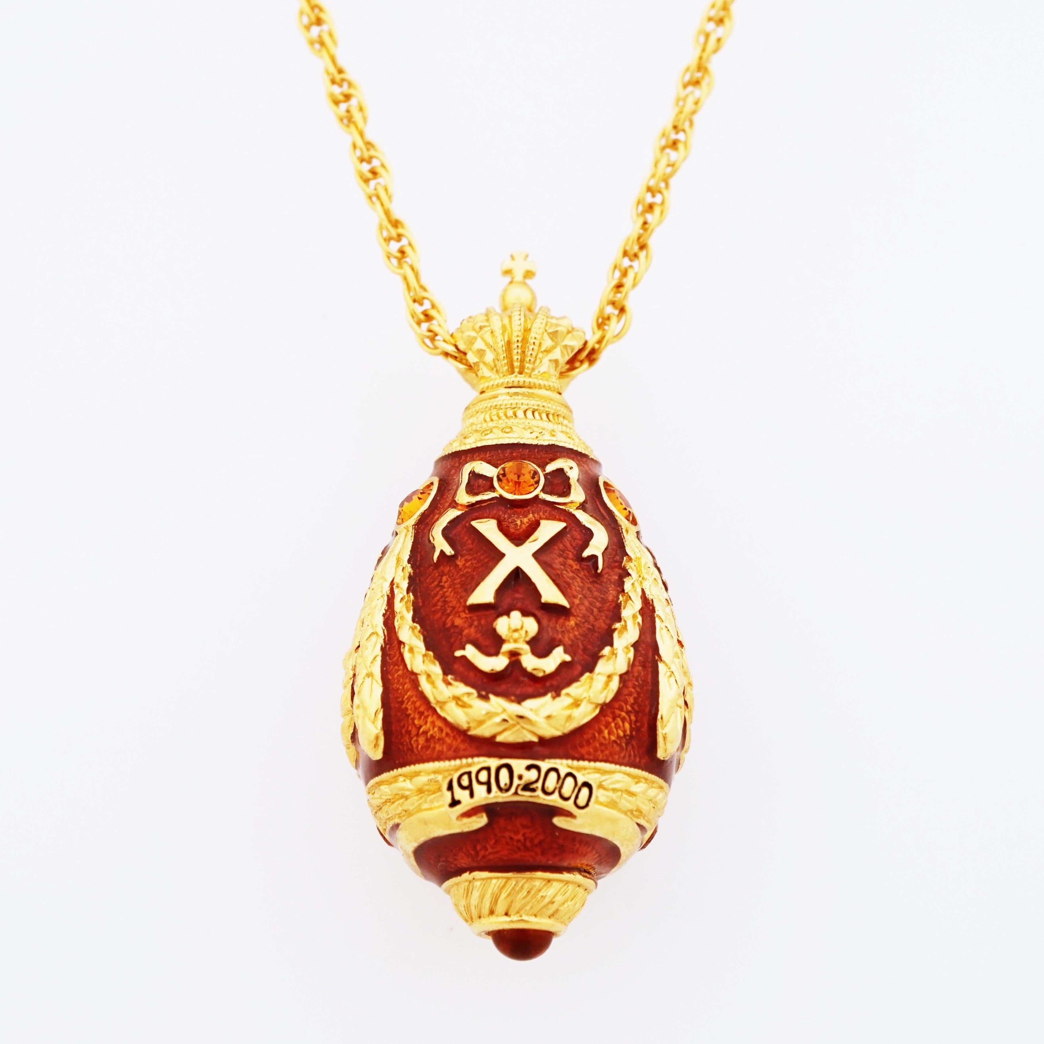 joan rivers faberge egg necklace