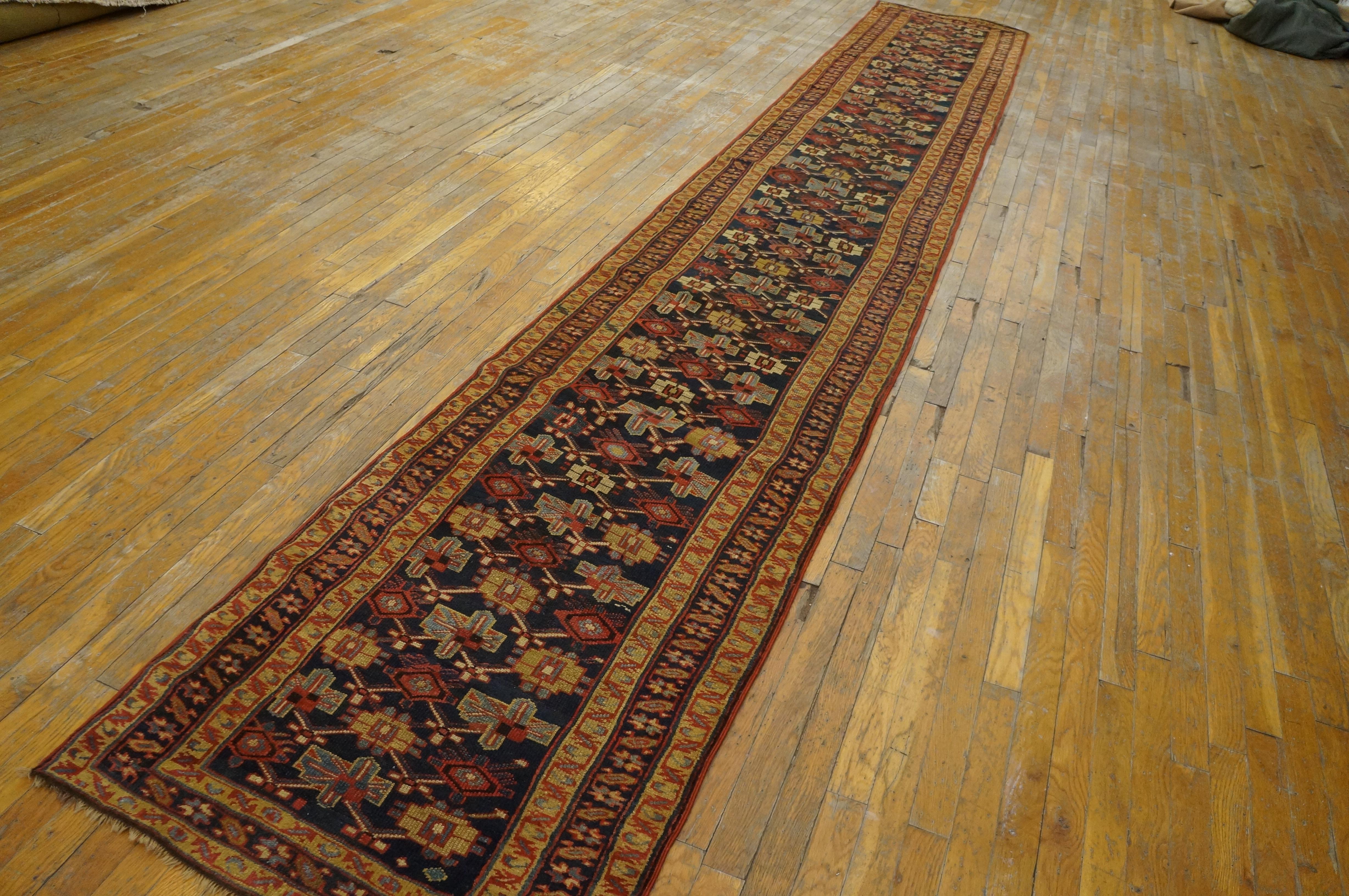 19th Century W. Persian Kurdish Carpet ( 2'6