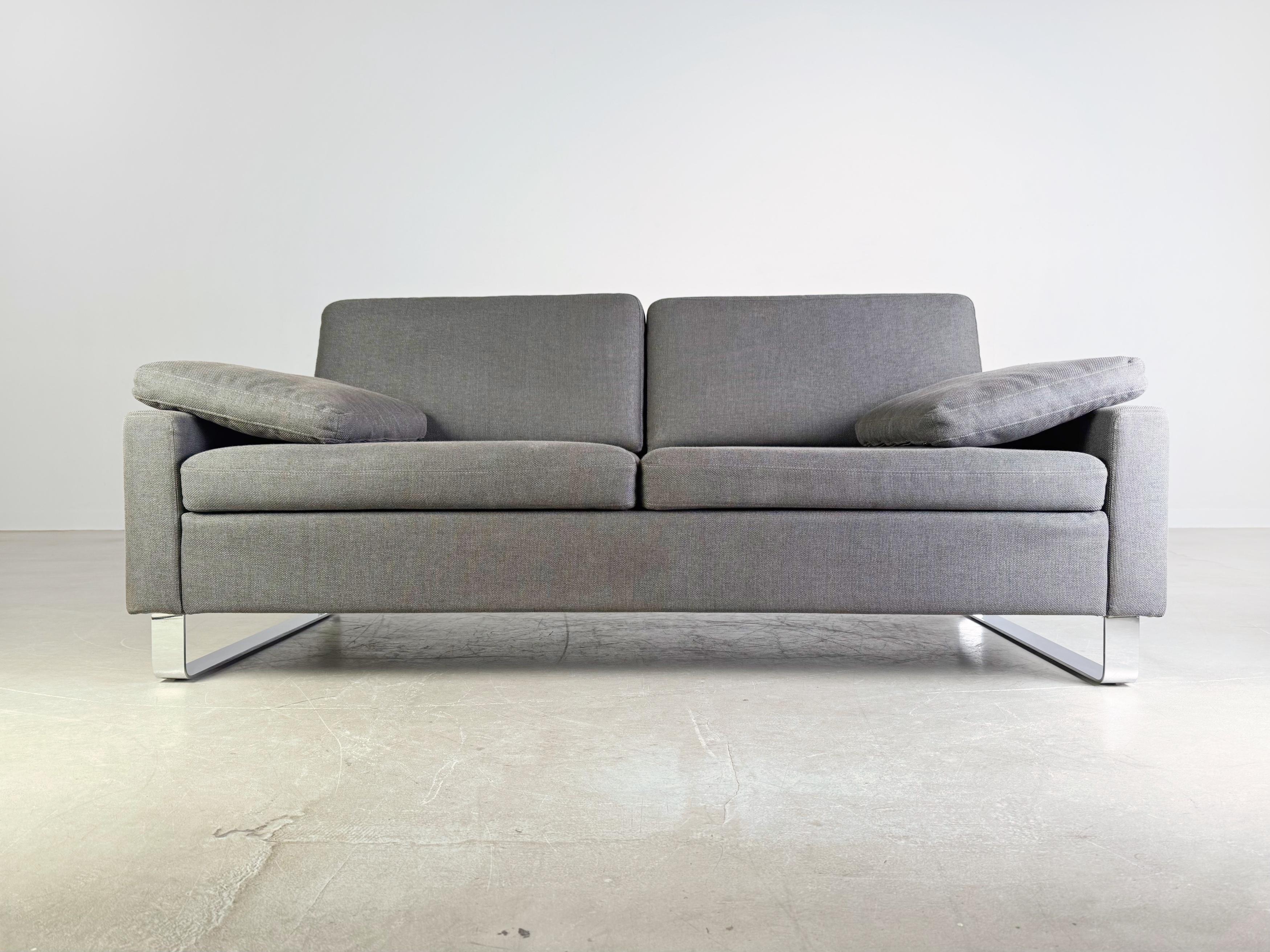 10x Brühl Alba Zweisitzer Sofa 55/70 neuwertig Design Couch 185cm (Postmoderne) im Angebot