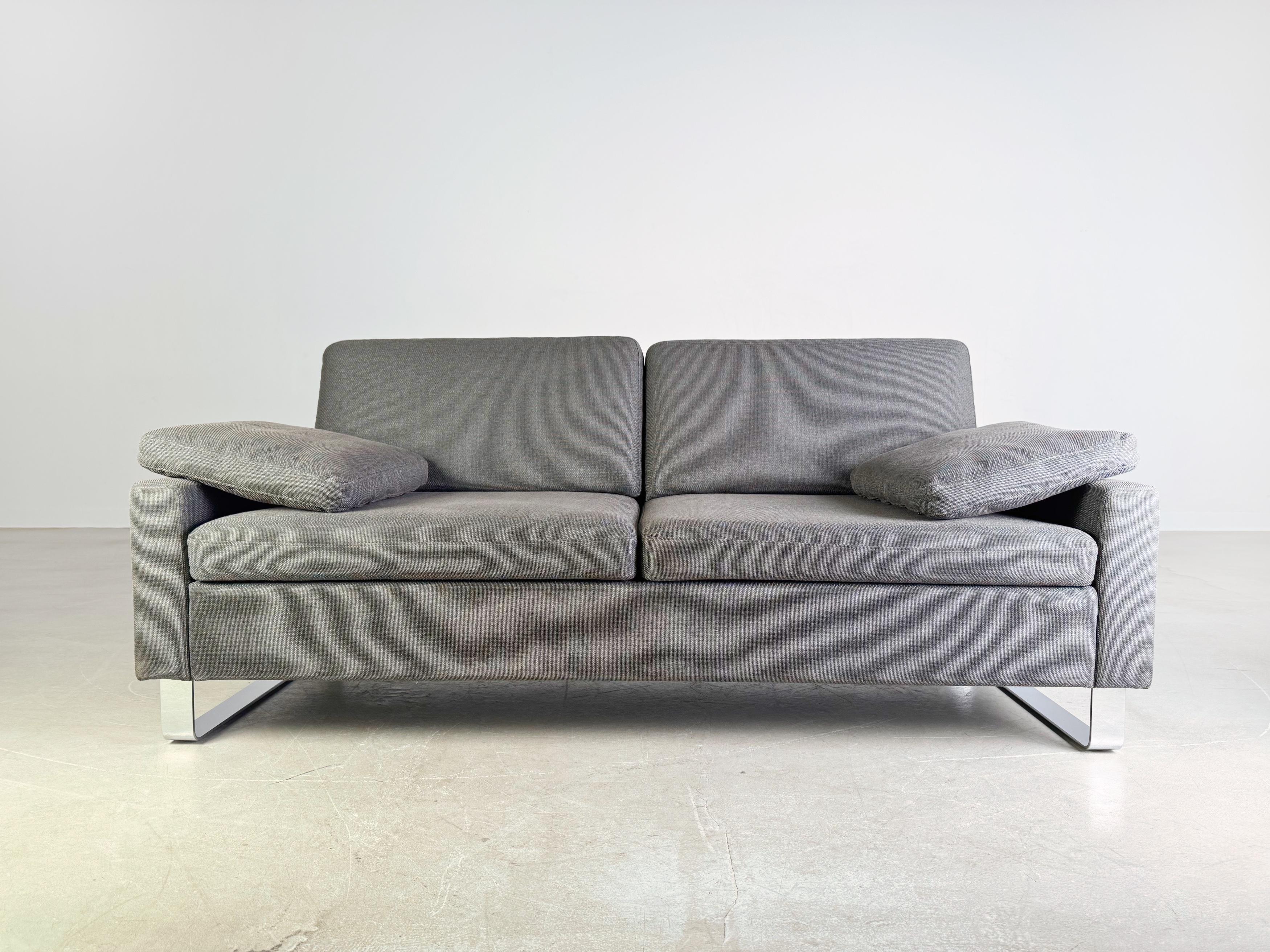 10x Brühl Alba Zweisitzer Sofa 55/70 neuwertig Design Couch 185cm (Deutsch) im Angebot