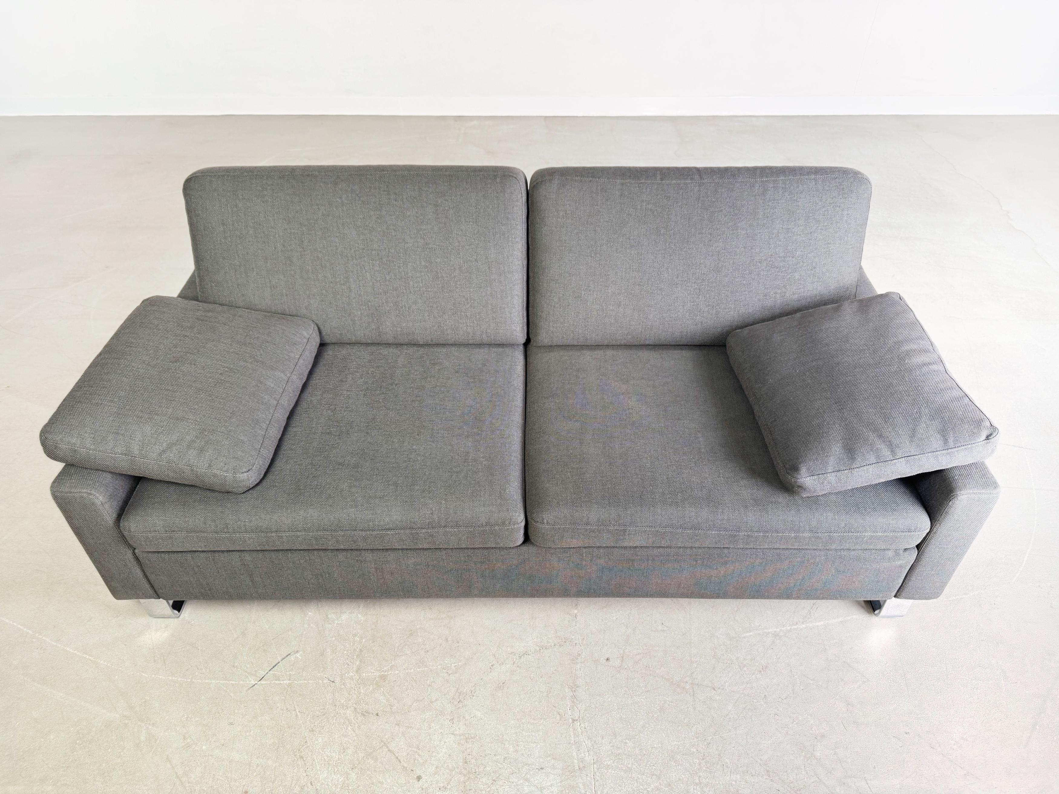 10x Brühl Alba Zweisitzer Sofa 55/70 neuwertig Design Couch 185cm im Zustand „Gut“ im Angebot in Berlin, DE