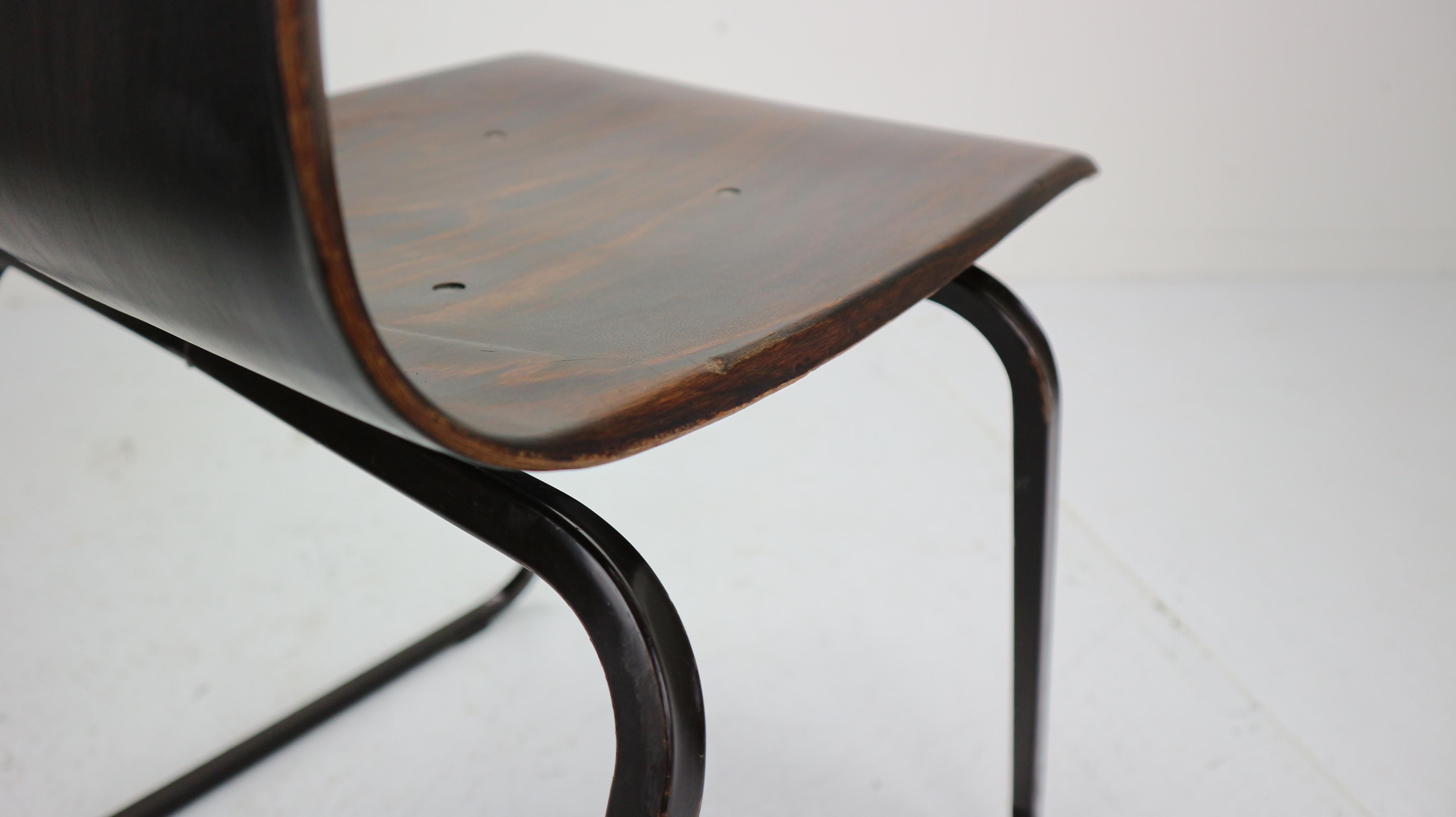 10x Industrial Vintage Chairs By Galvanitas&Pagholz, Thur-op-Seat 10