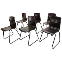 10x Industrial Vintage Chairs By Galvanitas&Pagholz, Thur-op-Seat