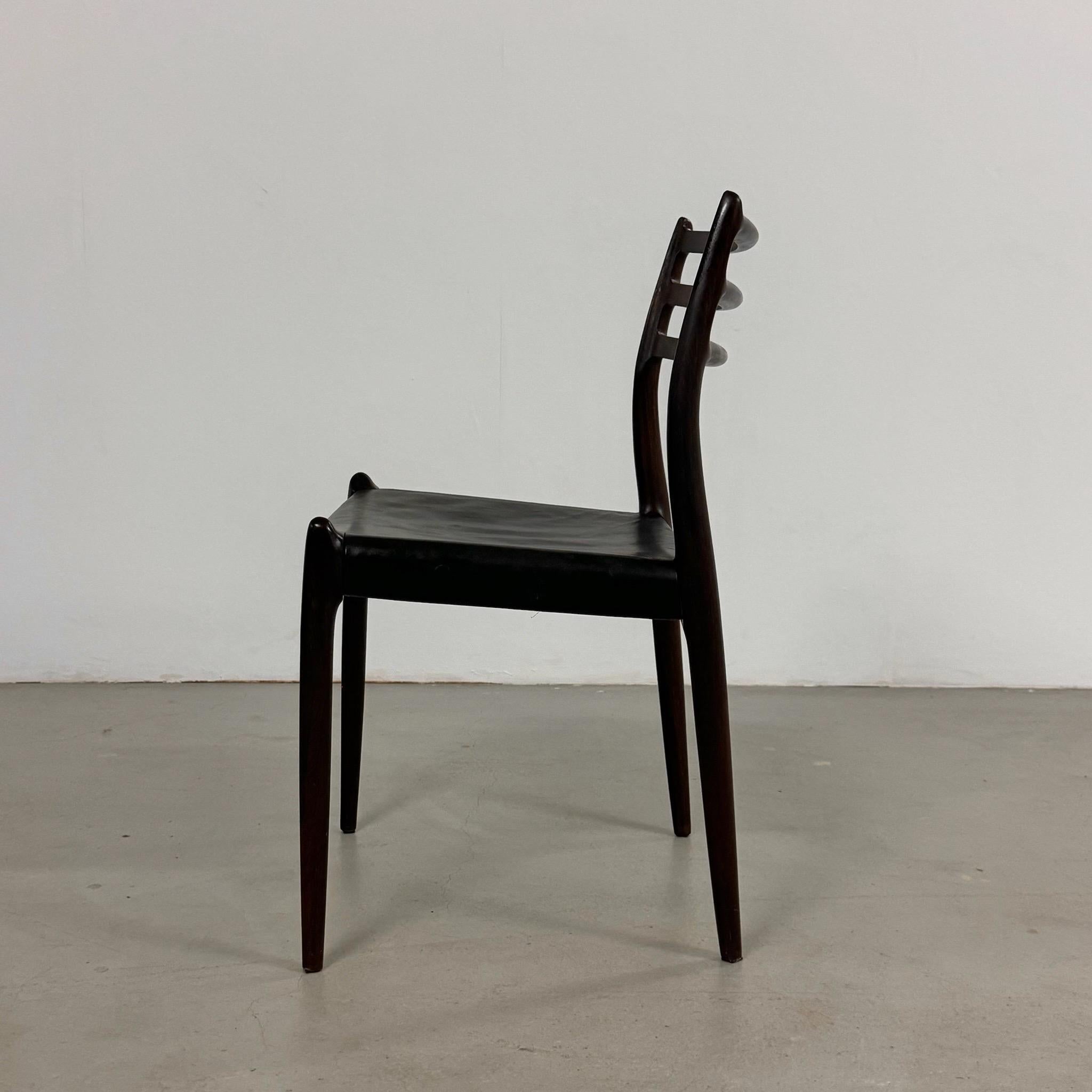 10x Model 78 Palisander Chairs by
Niels Otto Moller Denmark 1960s For Sale 3