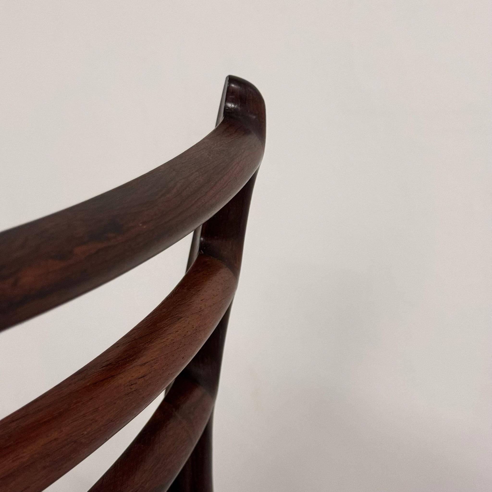 10x Model 78 Palisander Chairs by
Niels Otto Moller Denmark 1960s For Sale 6