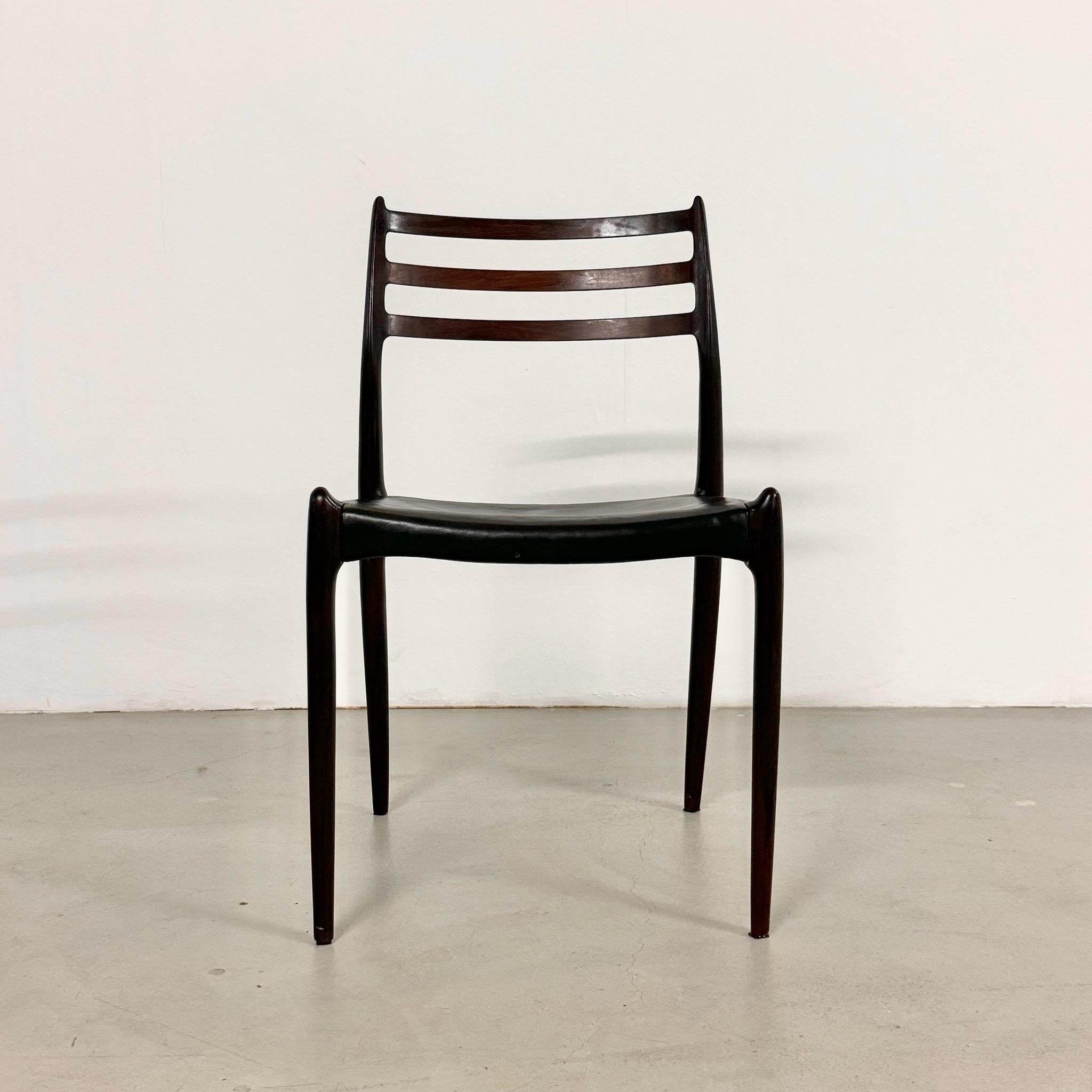 10x Model 78 Palisander Chairs by
Niels Otto Moller Denmark 1960s For Sale 1