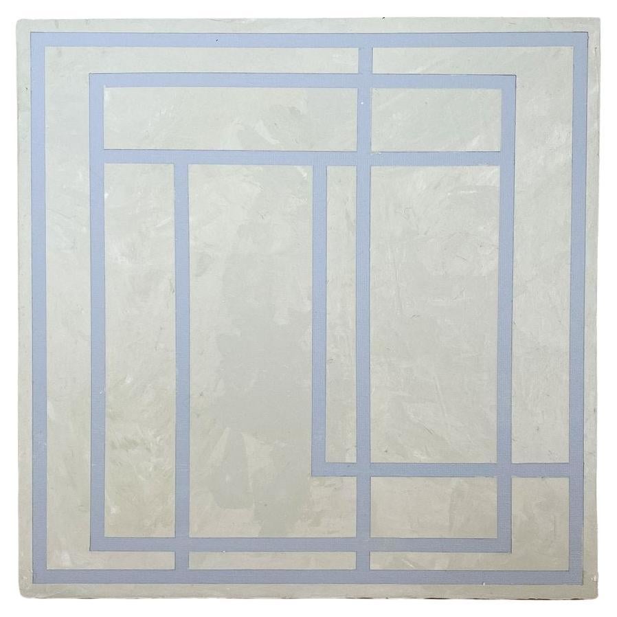 10x10 Abstrait architectural #25 par Lynnea Jean, Acrylique et Gesso