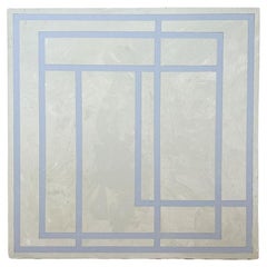 10x10 Abstrait architectural #25 par Lynnea Jean, Acrylique et Gesso