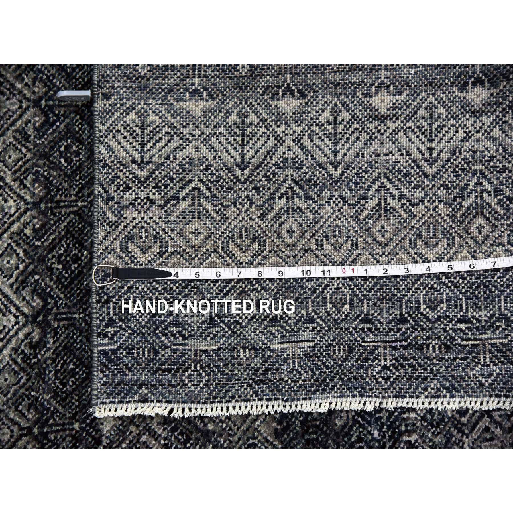 10'x10' Gray, 100% Plush Wool, Hand Knotted, Kohinoor Herat Design Square Rug For Sale 4