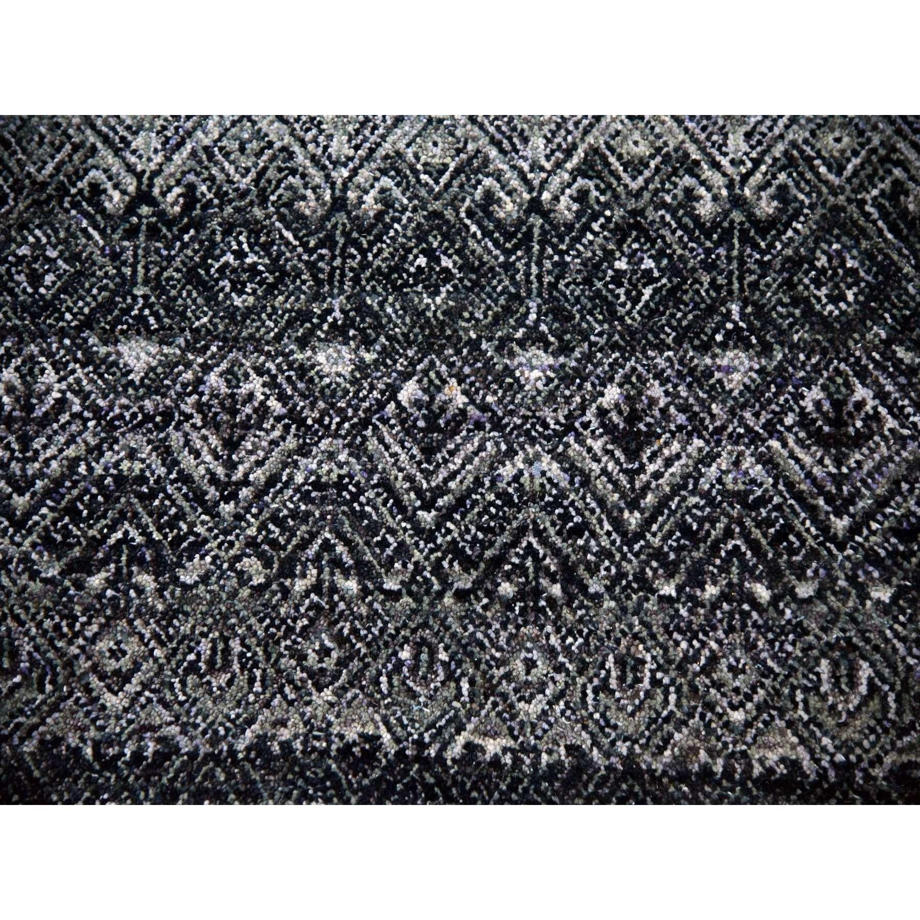 10'x10' Gray, 100% Plush Wool, Hand Knotted, Kohinoor Herat Design Square Rug For Sale 1