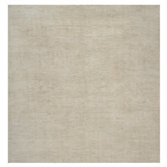 Tapis carré en laine nouée à la main 10
x10
Ivoire Design Modern Lori Buft Gabbeh
