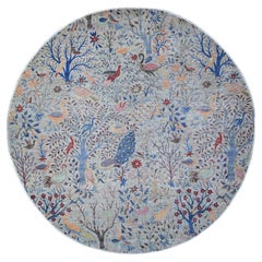 10
x10
 Tempered Gray Afghan Peshawar Wolle Handgeknüpft Rund Orientteppich