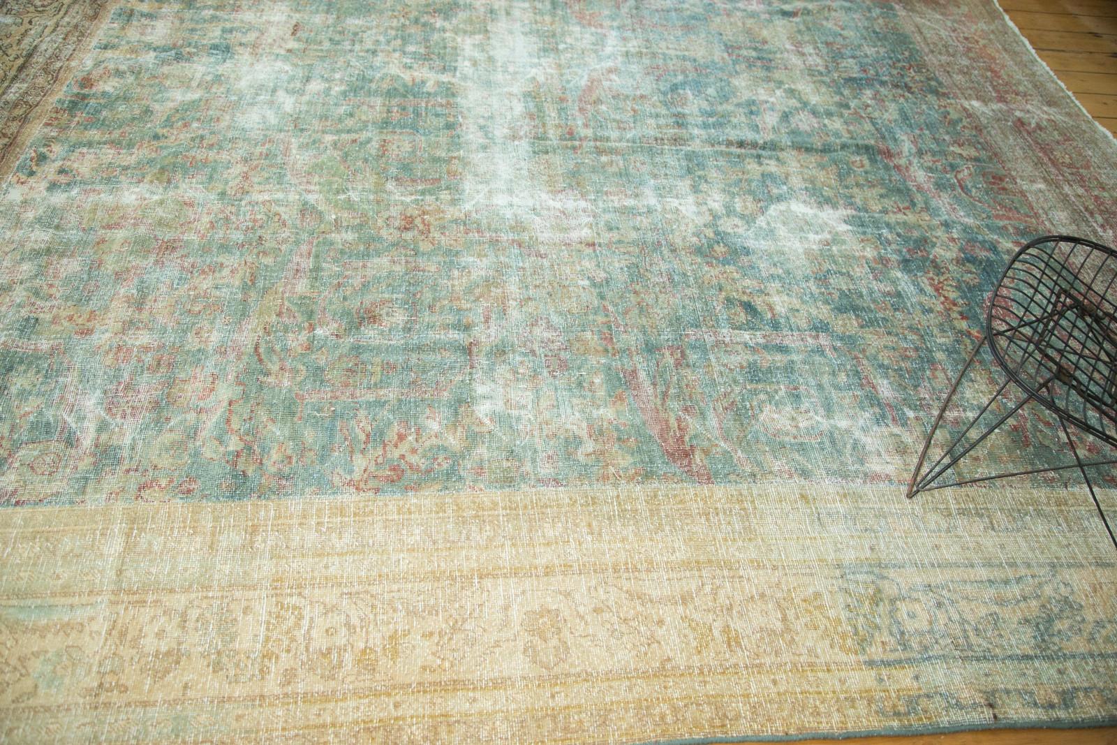 Antique Mahal Square Carpet For Sale 3