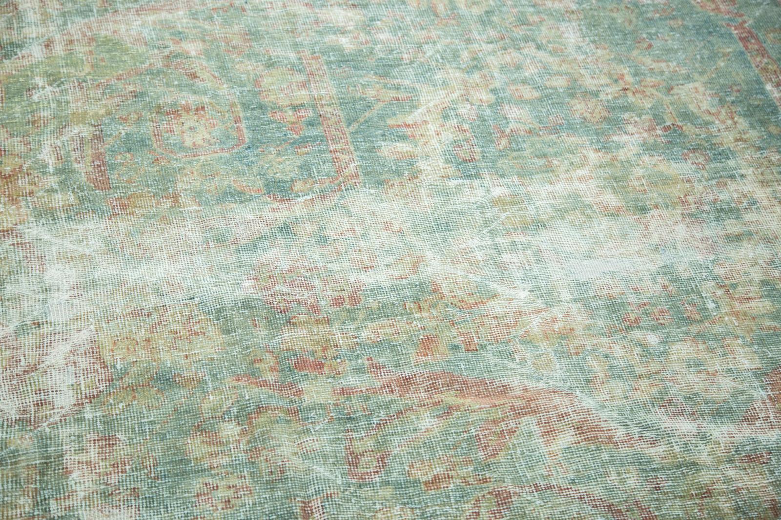 Rococo Antique Mahal Square Carpet For Sale