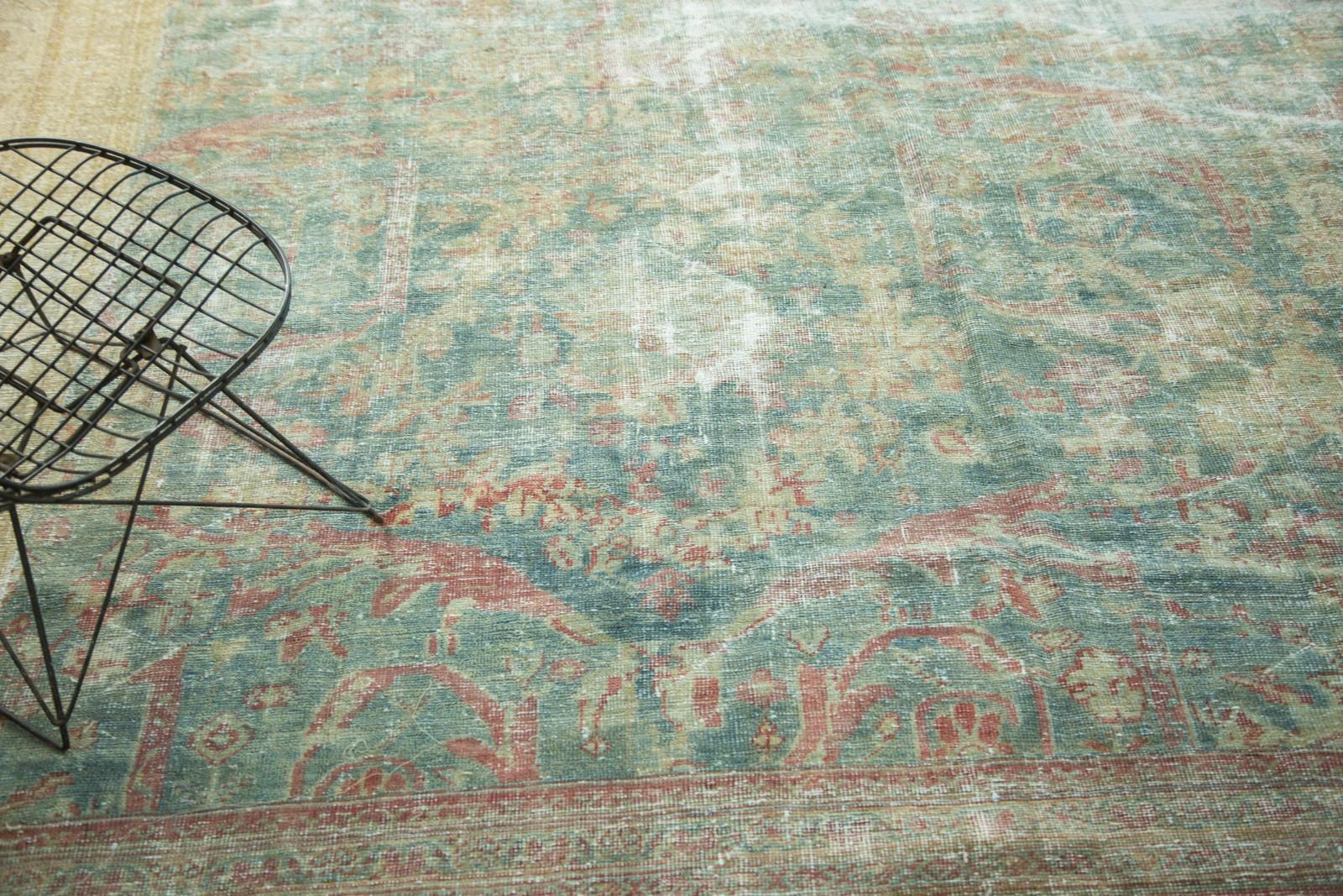 Persian Antique Mahal Square Carpet For Sale