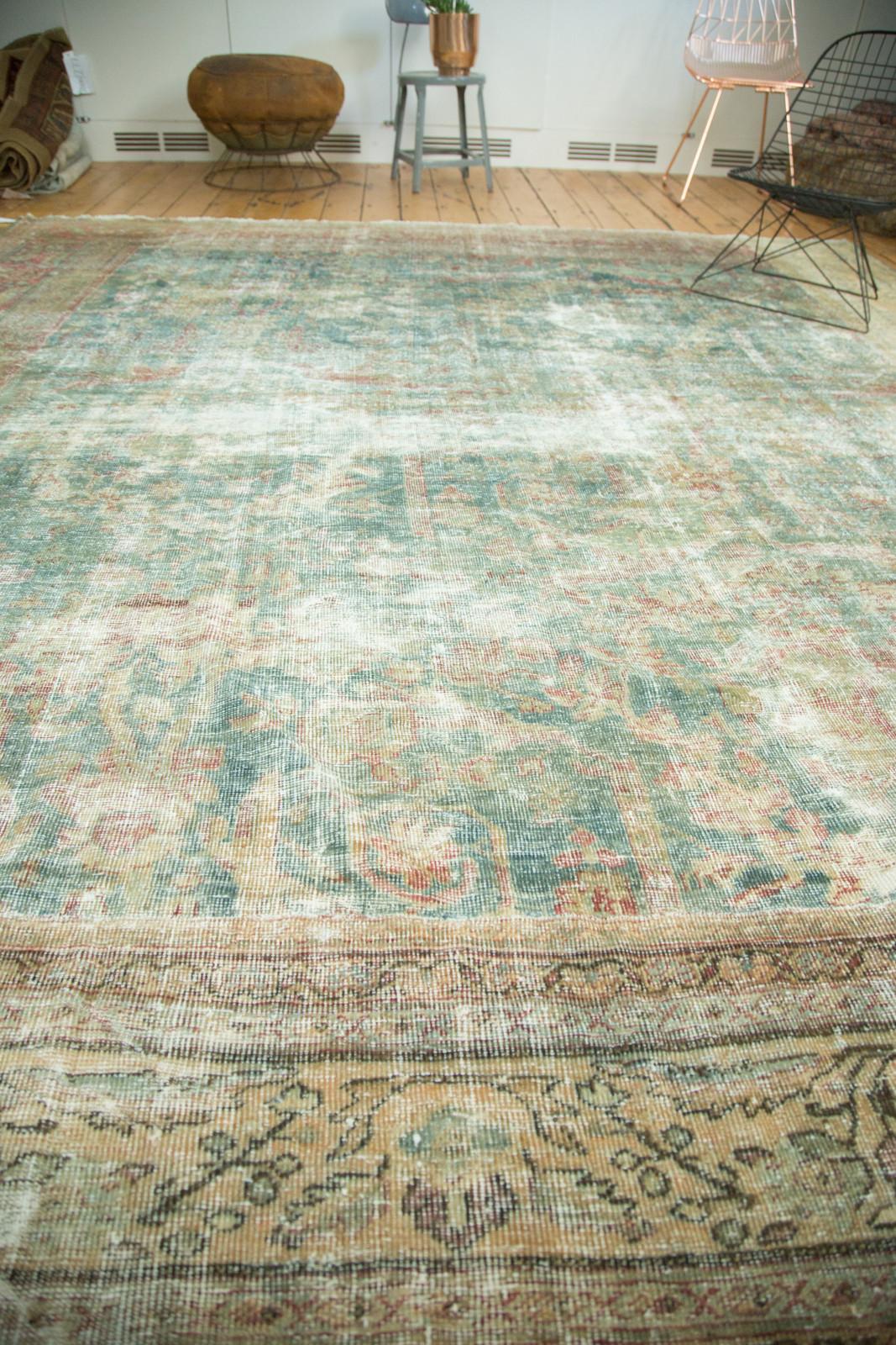 Antique Mahal Square Carpet For Sale 1