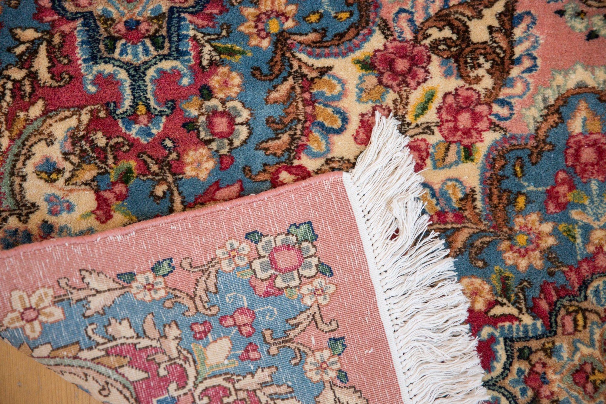 Wool Vintage Kerman Carpet For Sale