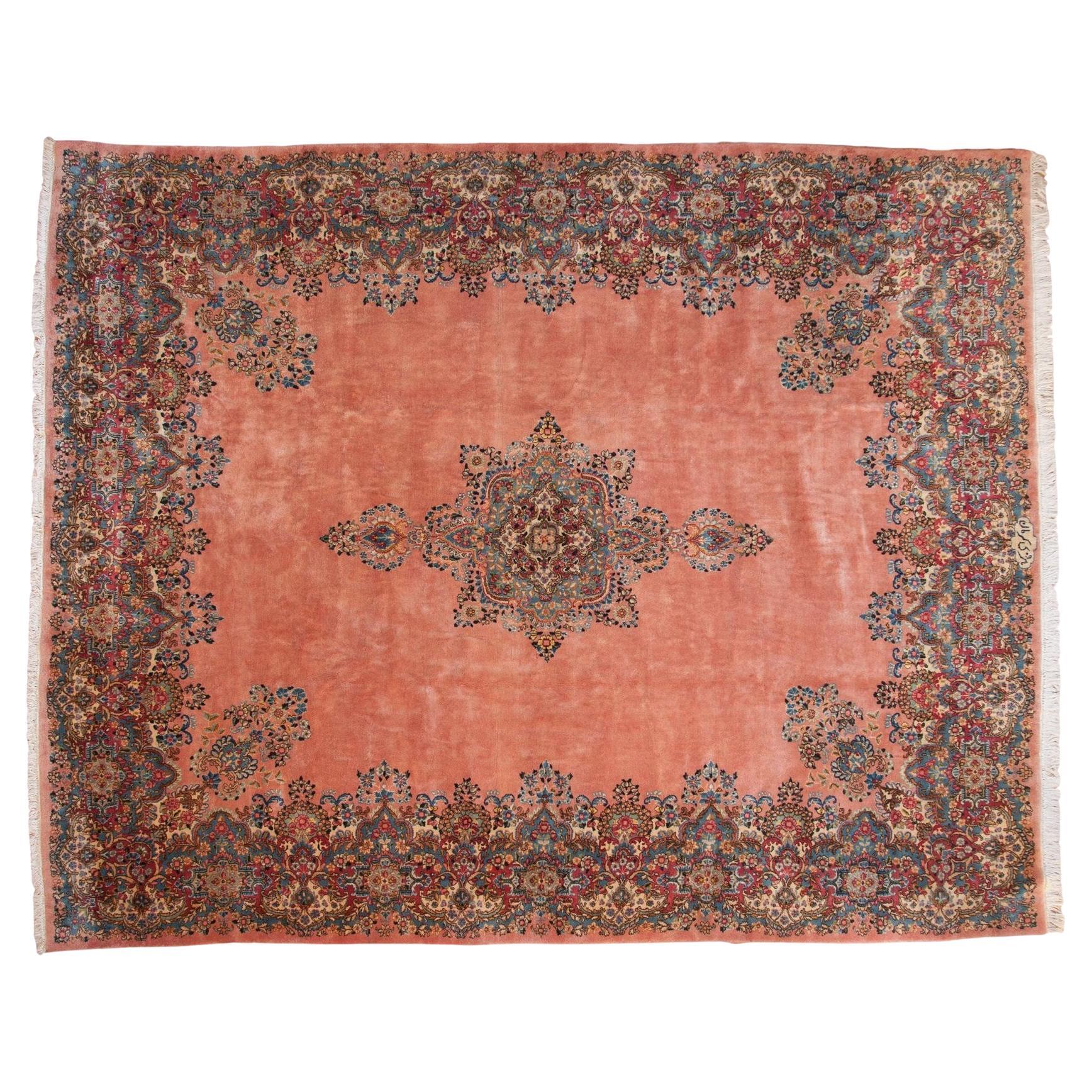 Vintage Kerman Carpet