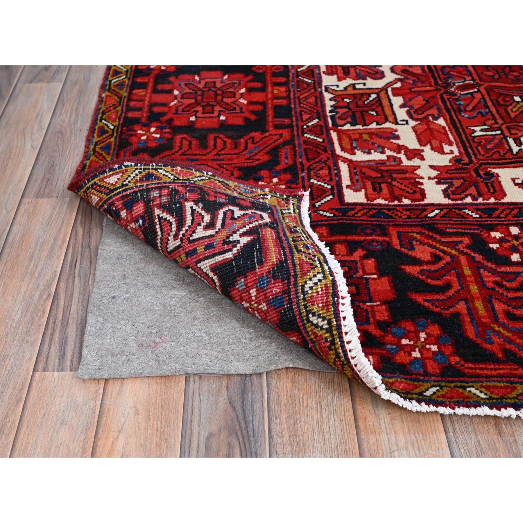 Noué à la main Tapis Oriental Vintage Heriz 10'x12'8