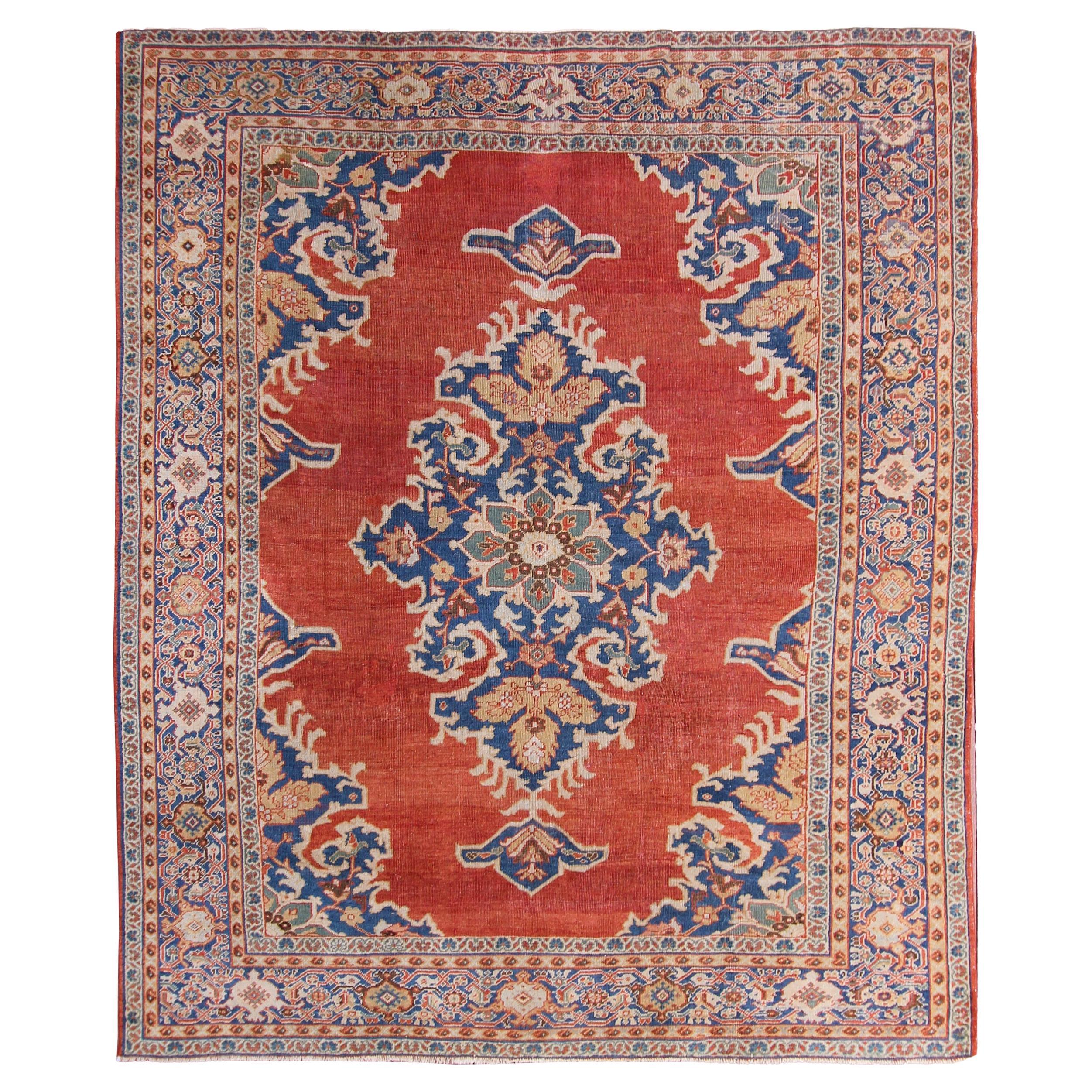 10x12Rarer antiker persischer Sultanabad Mahal Teppich 295cmx348cm Geometrischer Teppich
