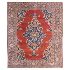 10x12Rarer antiker persischer Sultanabad Mahal Teppich 295cmx348cm Geometrischer Teppich