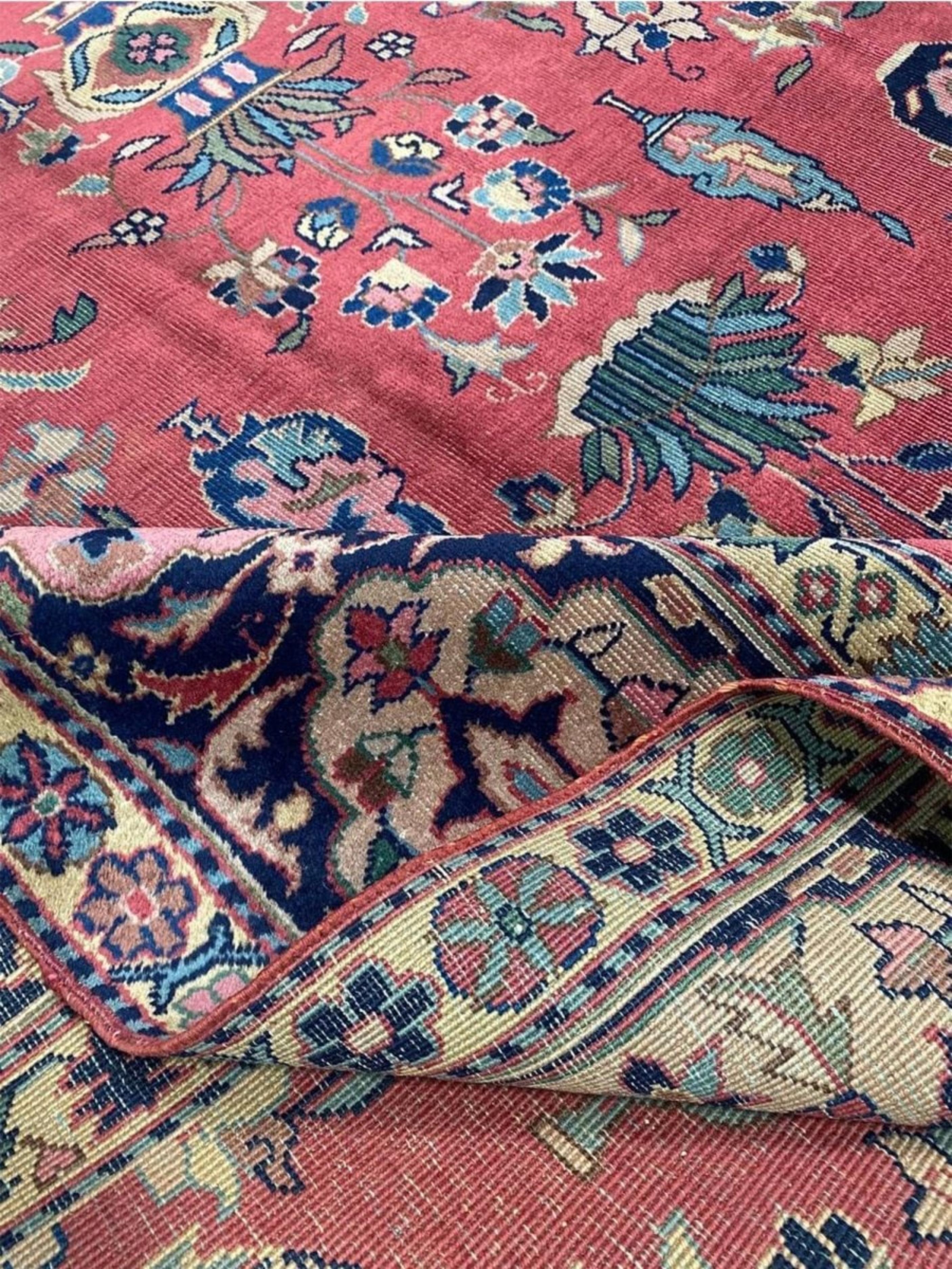 10x13 Hand Knotted Antique Turkish Sparta Area Rug For Sale 6