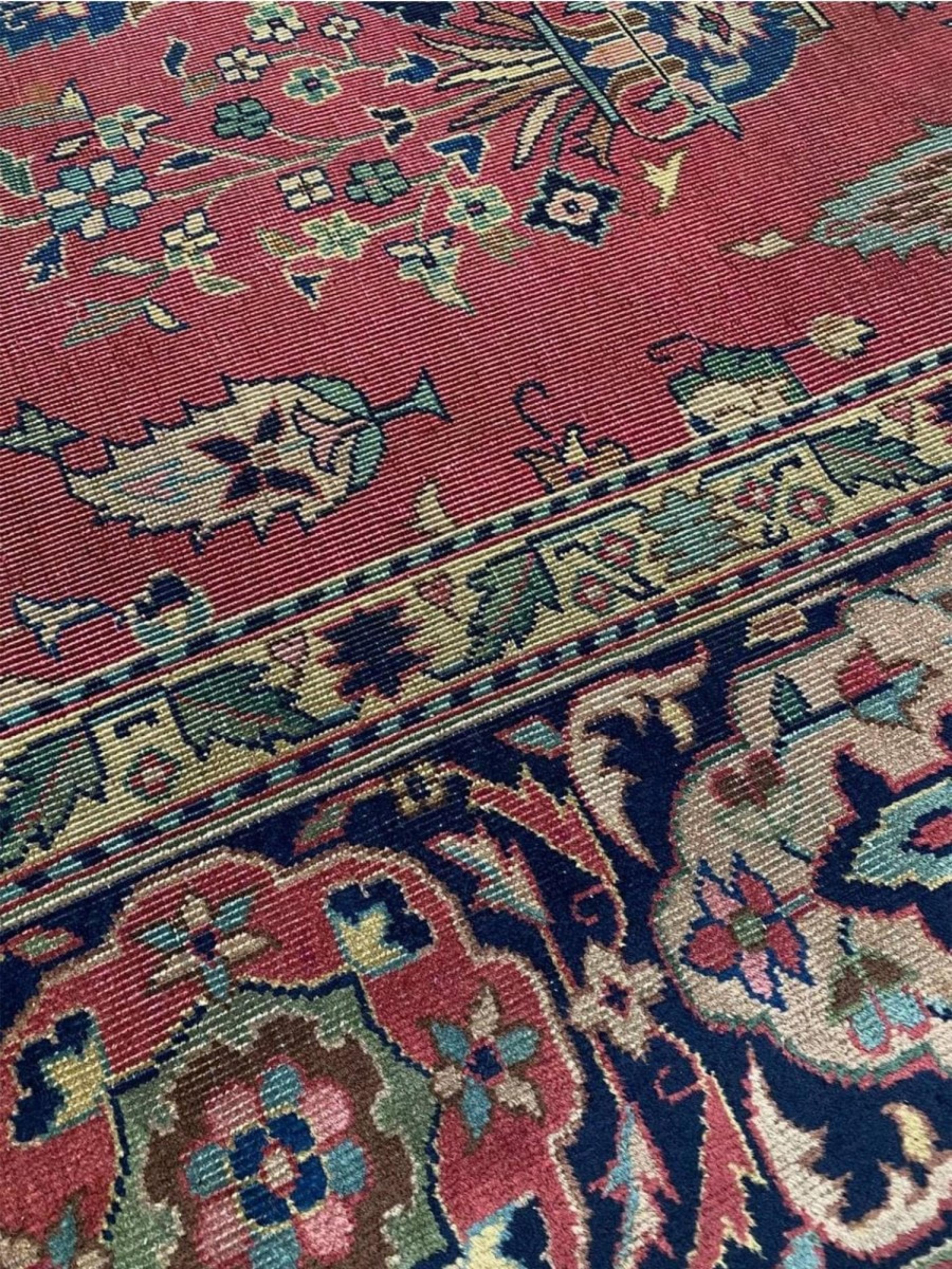 10x13 Hand Knotted Antique Turkish Sparta Area Rug For Sale 1