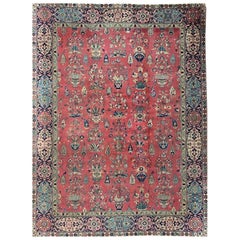 10x13 Hand Knotted Antique Turkish Sparta Area Rug