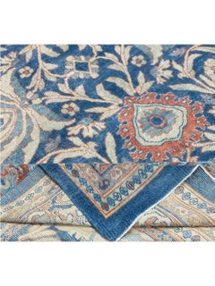 10x13 Hand-Knotted Old Persian Sultanabad Area Rug