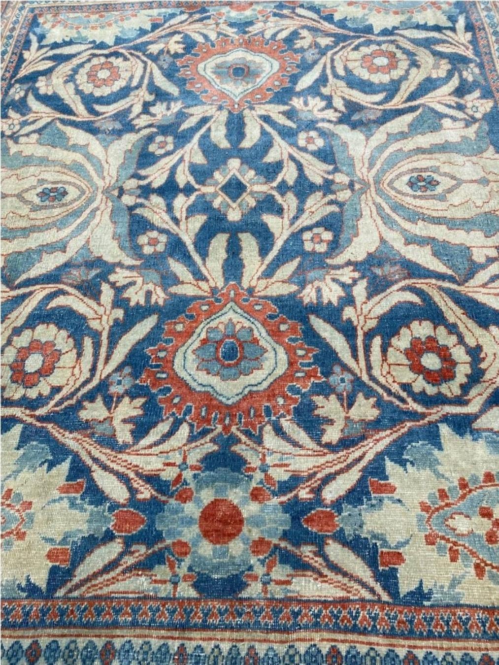 10x13 Hand-Knotted Old Persian Sultanabad Area Rug For Sale 2