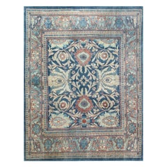10x13 Hand-Knotted Old Persian Sultanabad Area Rug