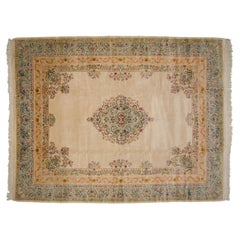 Vintage Fine Bulgarian Kerman Design Carpet
