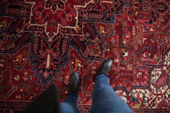 Vintage Heriz Carpet