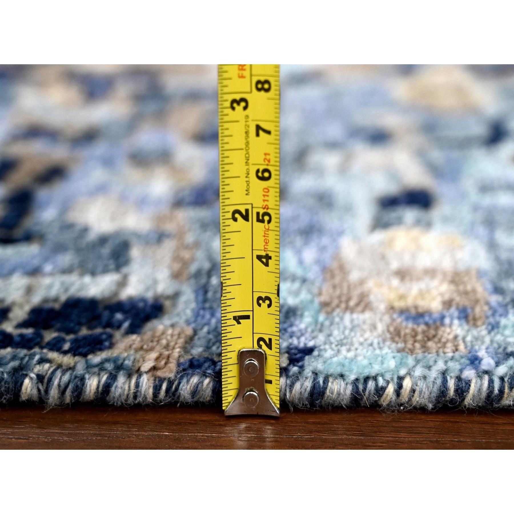 Tappeto in lana e seta annodato a mano 10'x13'10