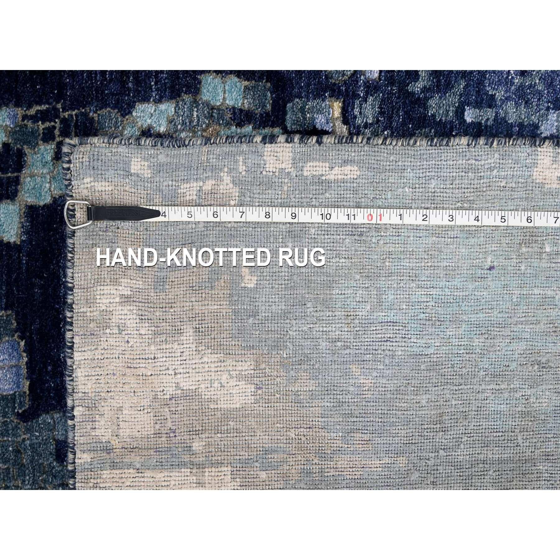 Tappeto in lana e seta annodato a mano 10'x13'10