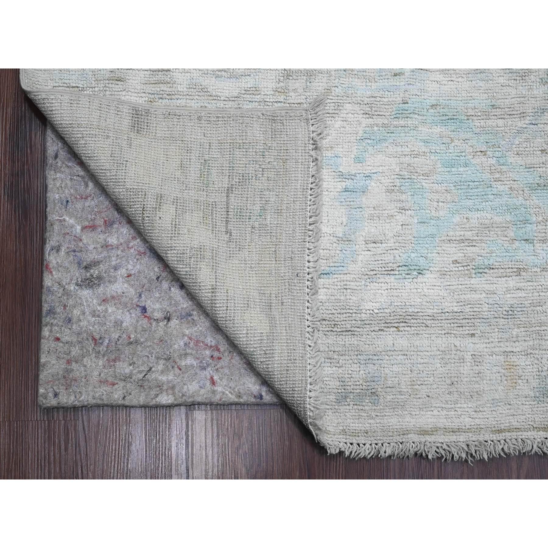 Annodato a mano Tappeto orientale in lana annodata a mano 10'x13'4