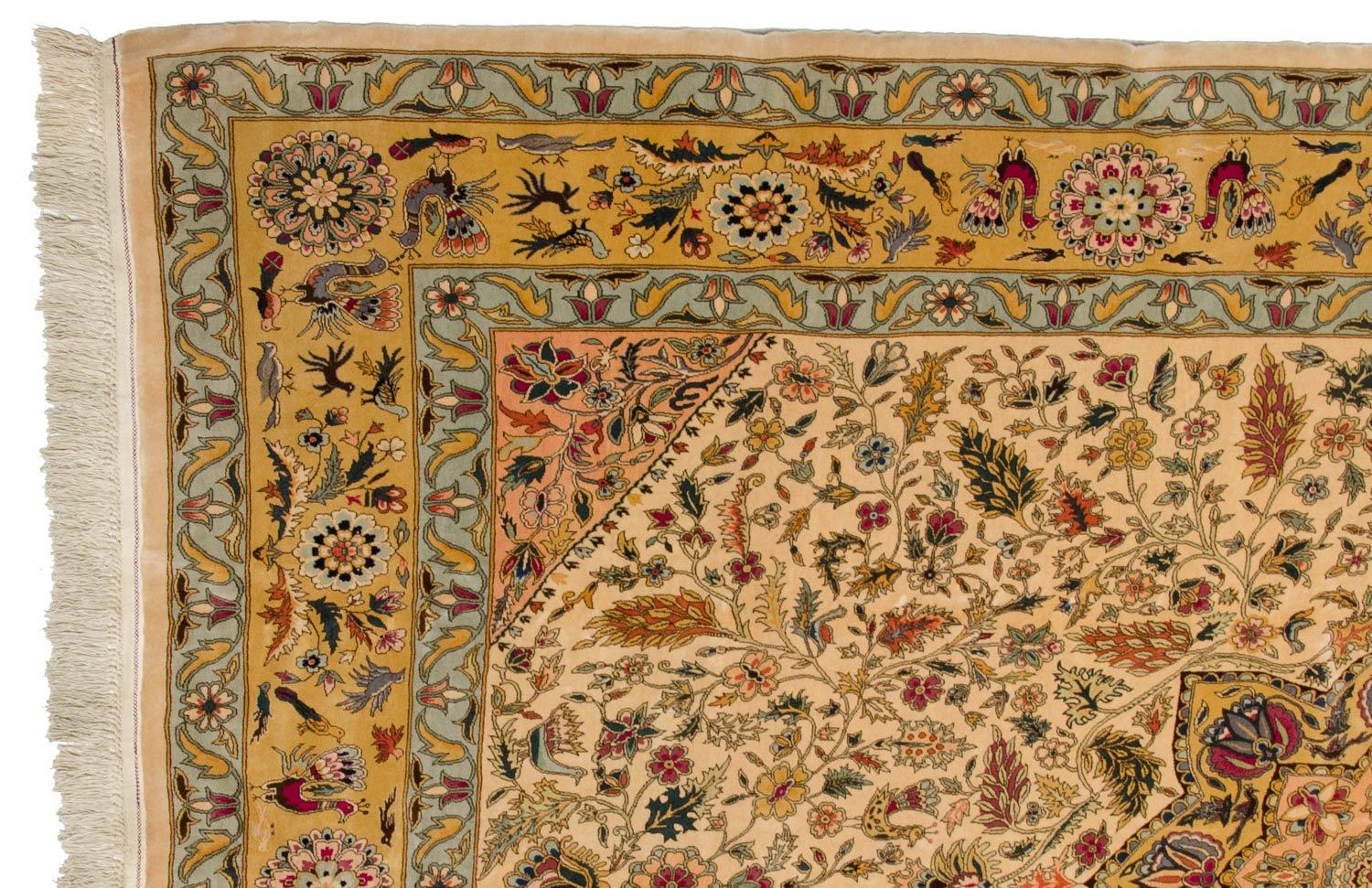 Other Vintage Fine Bulgarian Isfahan Design Carpet For Sale