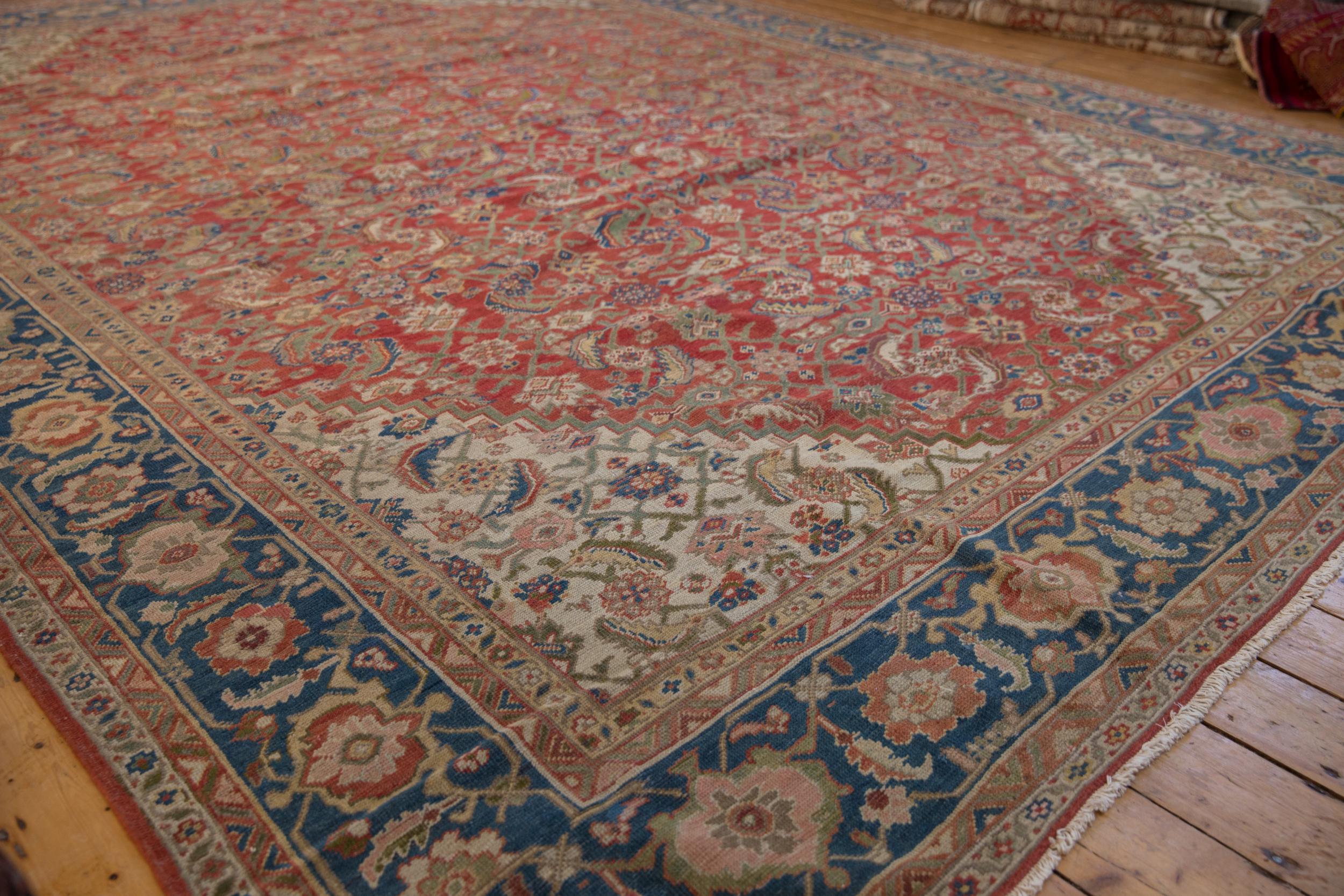 Early 20th Century Vintage Sultanabad Carpet For Sale