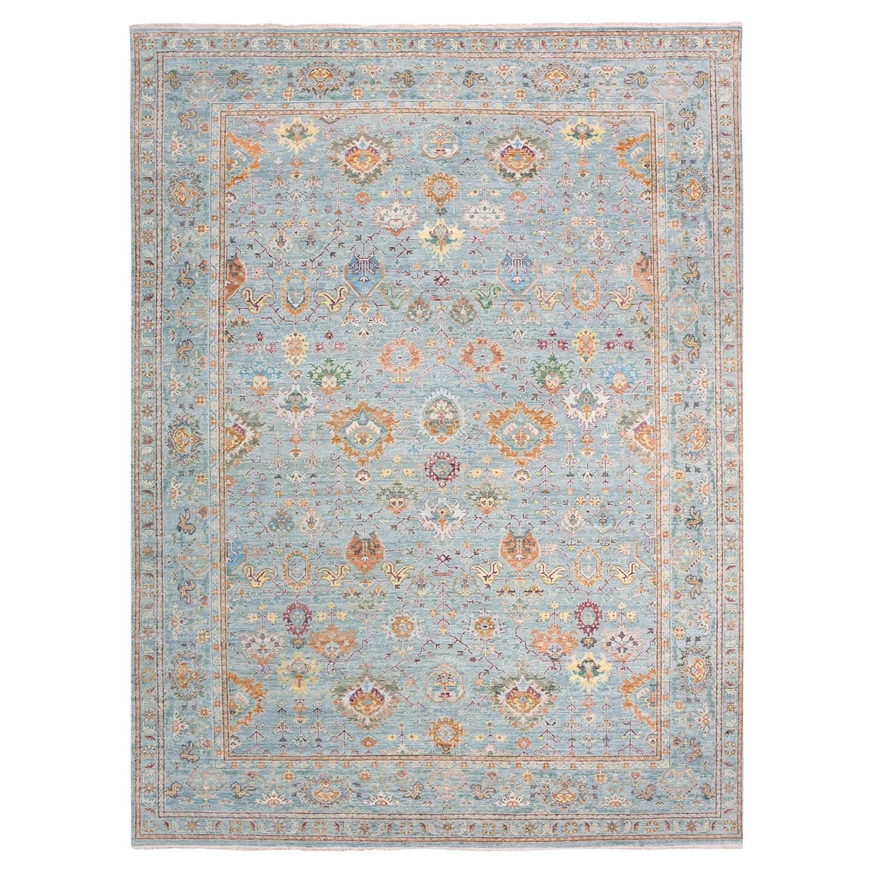 10
x13
6" Mirage Gray, Sultanabad Reimagined 100% Wool Hand Knotsted Oriental Rugs