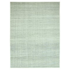 10
x13
9" Gray Oxidized and Distressed Grass Design Hand Knotted Pure Wool Rug