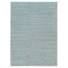 10'x13'9" Mercury Blue Loomed Knotted Wool Modern Box Design Oriental Rug 10'x13'9" Mercury Blue Loomed Knotted Wool Modern Box Design Oriental Rug