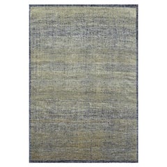 10'x14' Brown & Black Oxidized Grass Design Hand Knotted All Wool Oriental Rug