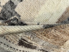 9x12 Ft Handknotted Moroccan Azilal Style Rug. Custom Size Available. 100% Wool