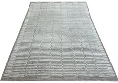 10x14 Ft Handmade Moroccan style Rug. 100% Wool. Modern Beni Ourain Carpet